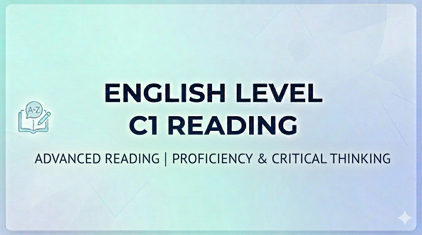 C1 Reading