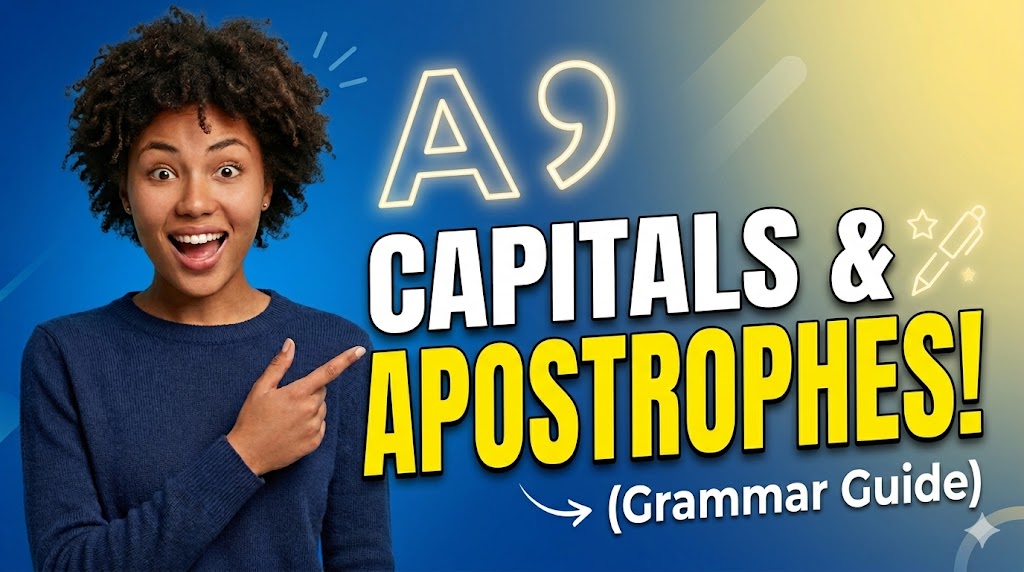 Capital letters and apostrophes