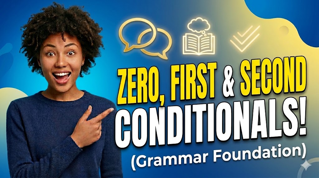 Conditionals: zero, first and second